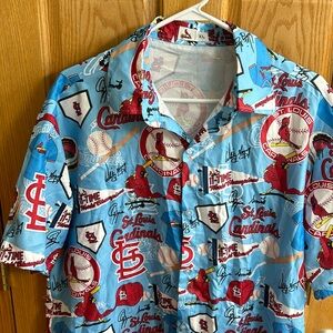 St. Louis Cardinals. Baseball Print shirt. XL SGA